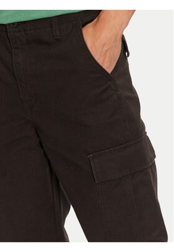 Levi's® Spodnie materiałowe A7364-0000 Czarny Straight Fit. Kolor: czarny. Materiał: bawełna