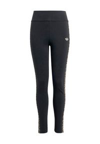 Adidas - adidas Legginsy 3-Stripes KD3289 Czarny Slim Fit. Kolor: czarny. Materiał: bawełna #4