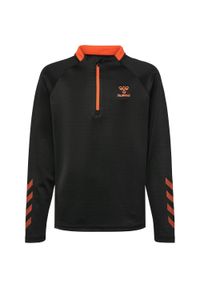 Bluza dziecięca z zamkiem 1/2 Hummel hmlGG12 Action. Kolor: czarny
