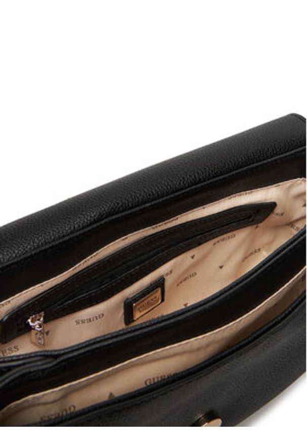 Guess Torebka Calebra HWBG95 36210 Czarny. Kolor: czarny. Materiał: skórzane