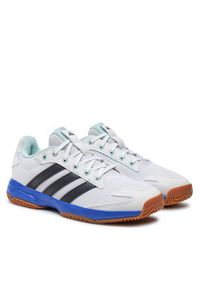 Adidas - adidas Buty halowe Stabil Jr IE1087 Biały. Kolor: biały. Materiał: mesh, materiał #5