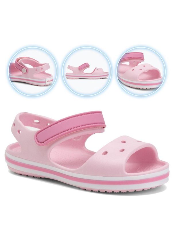 Sandały dziecięce AQUASTIC Sandi Jrg. Kolor: różowy. Styl: sportowy