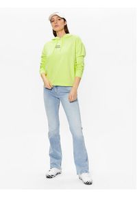 Tommy Jeans Bluza Essential Logo DW0DW15410 Zielony Boxy Fit. Kolor: zielony. Materiał: bawełna #4
