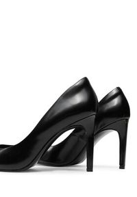 Calvin Klein Szpilki Heel Pump 90 - Brush L HW0HW02263 Czarny. Kolor: czarny. Materiał: skóra. Obcas: na szpilce #3