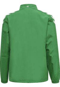 Kurtka do piłki ręcznej dla dzieci Hummel Micro Zip. Kolor: zielony. Sport: piłka ręczna