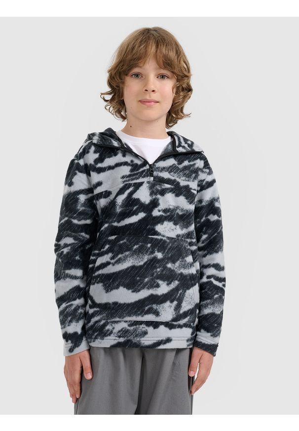 4f - 4F Polar regular z kapturem chłopięcy - multikolor 152 (11-12 lat). Typ kołnierza: kaptur. Kolor: wielokolorowy. Materiał: polar. Sezon: lato