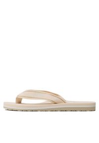 TOMMY HILFIGER - Tommy Hilfiger Japonki Th Webbing Flip Flop FW0FW07262 Beżowy. Kolor: beżowy. Materiał: materiał #5