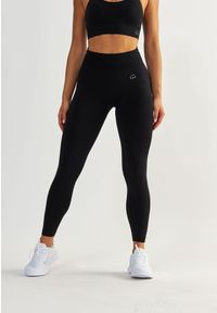 BESHAPED - Legginsy fitness damskie Beshaped Shape Up modelujące. Kolor: czarny. Materiał: nylon. Sport: fitness #2