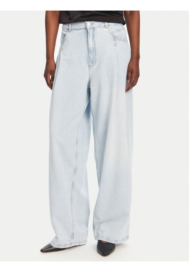 BOSS Jeansy C_ Slouchy 50540261 Niebieski Relaxed Fit. Kolor: niebieski