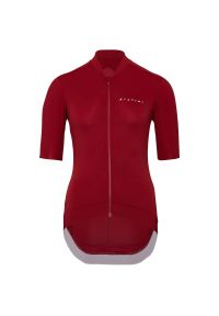 Damski jersey Silvini Stelvia. Kolor: czerwony. Materiał: jersey. Sport: kolarstwo #1