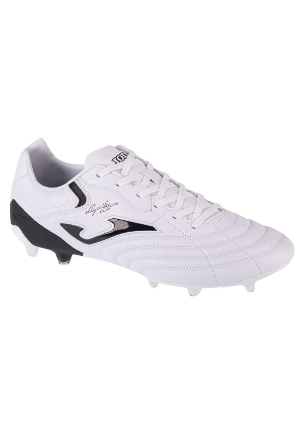Buty piłkarskie korki męskie, Joma Aguila Cup 24 ACUS FG. Kolor: biały, czarny, wielokolorowy. Materiał: materiał, syntetyk. Sport: piłka nożna