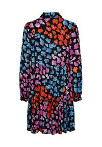 YAS Sukienka koszulowa 26030717 Kolorowy Regular Fit. Materiał: wiskoza. Wzór: kolorowy. Typ sukienki: koszulowe #4