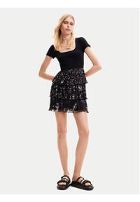 Desigual Sukienka codzienna San Francisco 24SWVK23 Czarny Regular Fit. Okazja: na co dzień. Kolor: czarny. Materiał: wiskoza, syntetyk. Typ sukienki: proste. Styl: casual #5