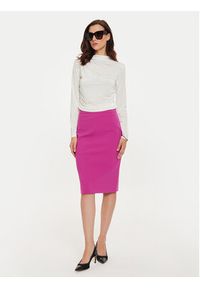 BOSS - Boss Spódnica ołówkowa Vinoa1 50432874 Różowy Slim Fit. Kolor: różowy. Materiał: syntetyk