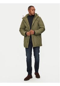 INDICODE Kurtka zimowa Inviks 15-848 Khaki Regular Fit. Kolor: brązowy. Materiał: syntetyk. Sezon: zima