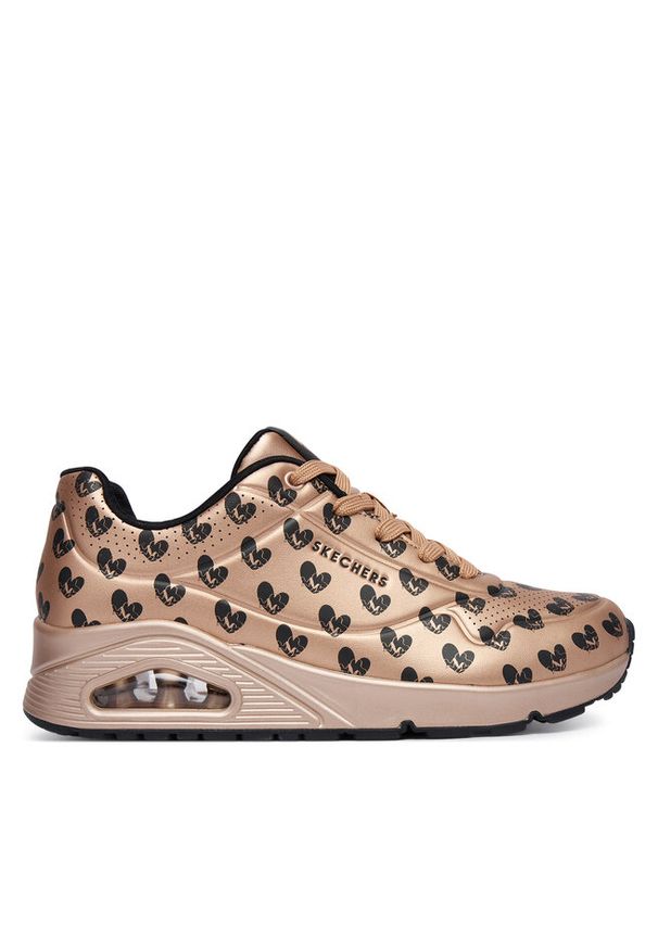 skechers - Sneakersy Skechers. Kolor: złoty