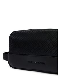 TOMMY HILFIGER - Tommy Hilfiger Kosmetyczka Th Nylon Jacquard Washbag AM0AM14508 Czarny. Kolor: czarny. Materiał: skóra #3