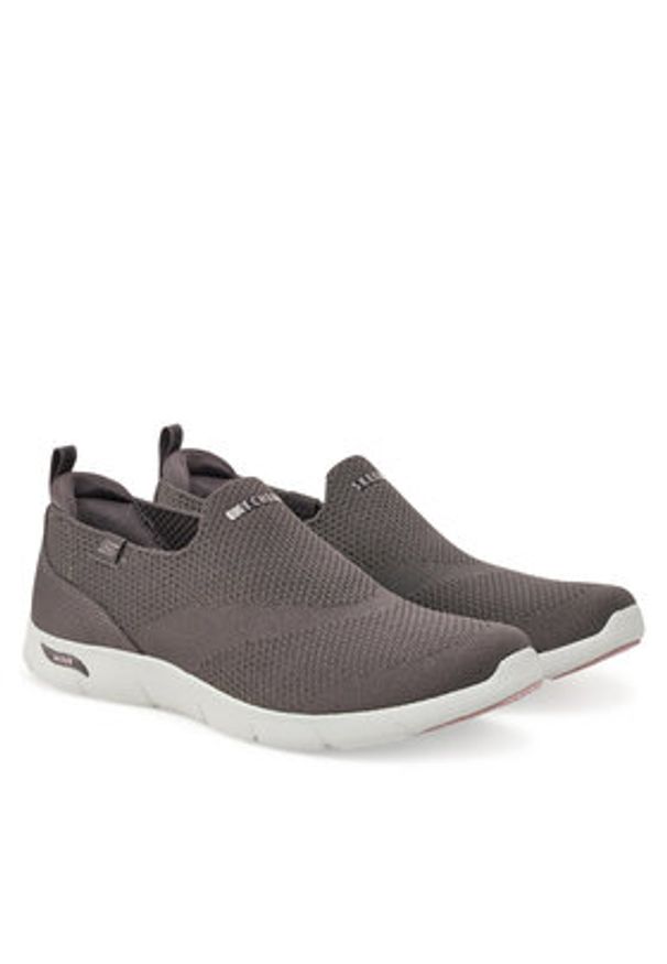 skechers - Skechers Sneakersy Arch Fit Refine - Iris 104545/CHAR Szary. Kolor: szary. Materiał: materiał