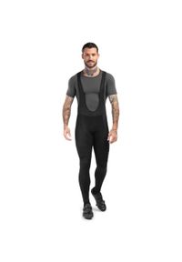 SIROKO - Męskie długie spodnie rowerowe Kolarstwo Siroko Black Sea. Kolor: czarny. Materiał: nylon. Długość: długie. Sport: kolarstwo