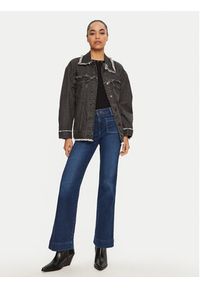 Wrangler Jeansy 112351028 Granatowy Flare Fit. Kolor: niebieski