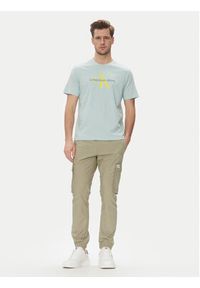 Calvin Klein Jeans Joggery J30J327614 Zielony Slim Fit. Kolor: zielony. Materiał: bawełna #4
