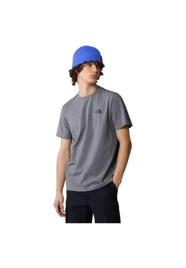 The North Face Koszulka S/S Simple Dome Nf0A87Ngdyy. Kolor: szary