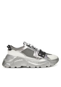 Versace Jeans Couture Sneakersy 79YA3SC4 Biały. Kolor: biały. Materiał: skóra