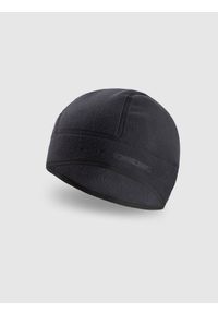 4f - 4F Czapka trekkingowa polarowa Polartec uniseks - czarna S/M. Kolor: czarny. Materiał: polar. Styl: klasyczny, sportowy, casual