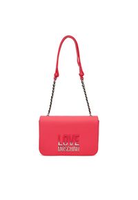 Love Moschino - LOVE MOSCHINO Torebka JC4254PP0MKD0615 Różowy. Kolor: różowy. Materiał: skórzane