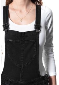 Lee - DAMSKIE OGRODNICZKI LEE SKINNY BIB CHARCOAL BLACK L39ELCLP #10