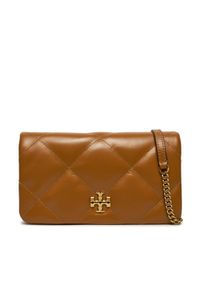 Tory Burch Torebka Kira iamond Quilt Chain Wallet 158624 Brązowy. Kolor: brązowy. Materiał: skórzane #1