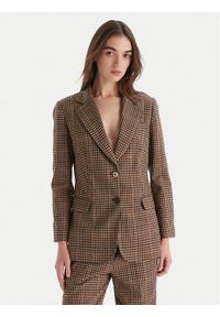 Liu Jo Marynarka MF5158 T4335 Brązowy Regular Fit. Kolor: brązowy. Materiał: syntetyk