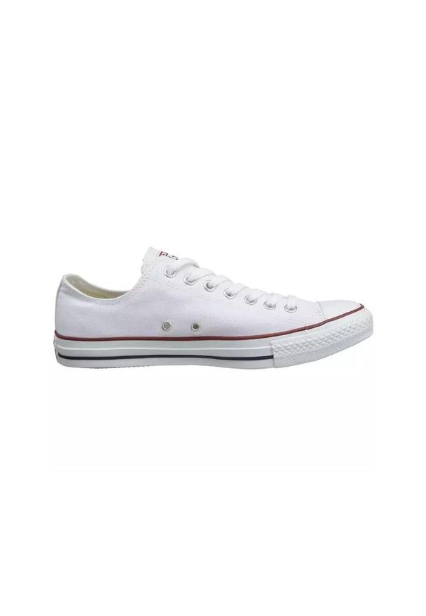 Buty do chodzenia Trampki Unisex Converse Chuck Taylor All Star Ox. Zapięcie: sznurówki. Kolor: biały. Materiał: materiał, syntetyk, tkanina. Szerokość cholewki: normalna. Model: Converse All Star. Sport: turystyka piesza