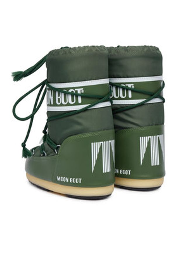 Moon Boot Śniegowce Mb Icon Nylon 80D1400440 S Zielony. Kolor: zielony. Materiał: skóra