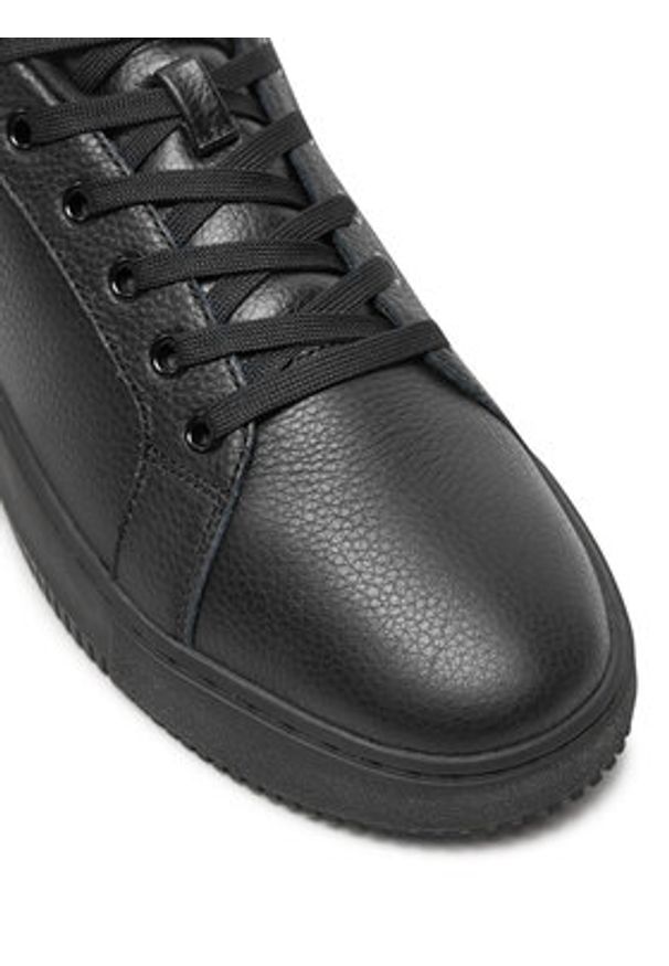 Calvin Klein Jeans Sneakersy Chunky Cupsole Low Ohb YM0YM01159 Czarny. Kolor: czarny. Materiał: skóra