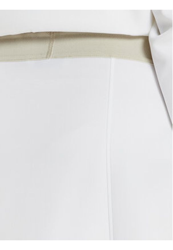 Lacoste Spódnica mini JF2671 Biały Regular Fit. Kolor: biały. Materiał: syntetyk