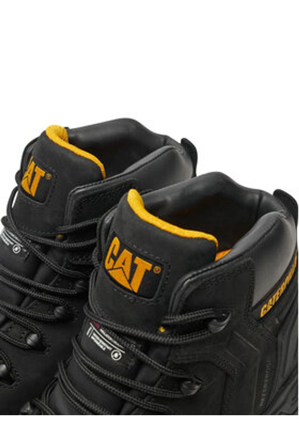 CAT Footwear Trapery Everett Ct S3 Wr Ci Hro Src P725322 Czarny. Kolor: czarny. Materiał: skóra