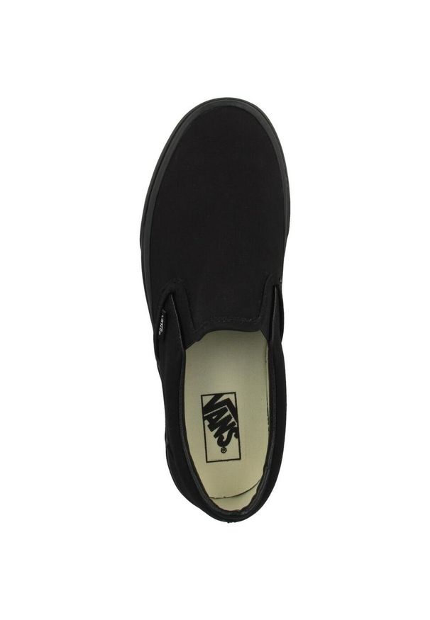 Tenisówki Vans Model Ua Classic Slip-on Kolor Czarny. Zapięcie: bez zapięcia. Kolor: czarny. Materiał: tkanina