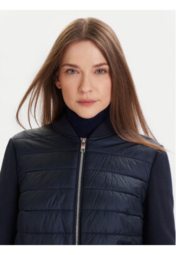 BOSS Kurtka bomber Pidina 50543236 Granatowy Regular Fit. Kolor: niebieski. Materiał: syntetyk