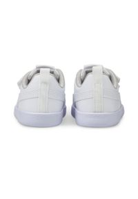 Buty Puma Courtflex v2 V Inf, Dzieci. Kolor: biały, wielokolorowy, fioletowy, szary. Materiał: syntetyk, materiał. Sport: turystyka piesza
