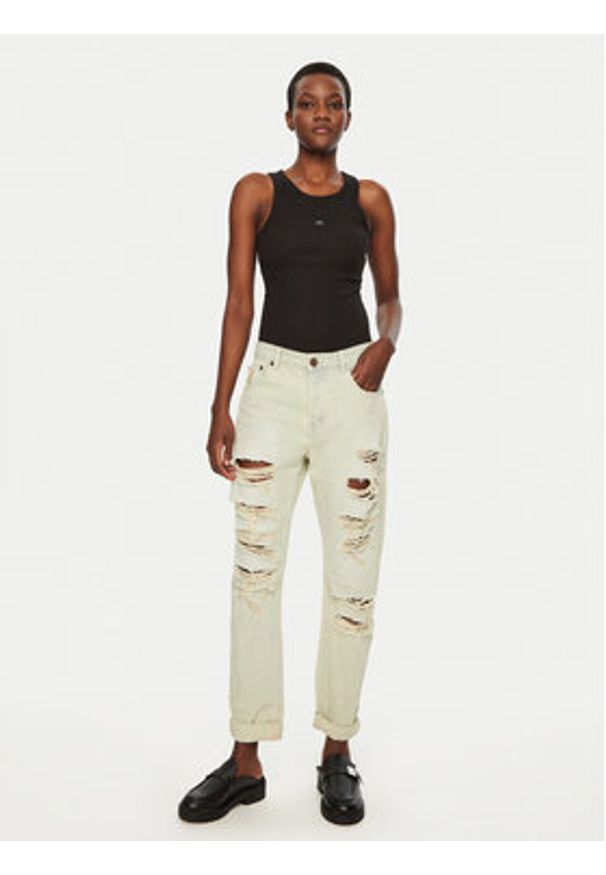 One Teaspoon Jeansy Saints 26698 Błękitny Boyfriend Fit. Kolor: niebieski