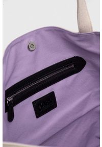 Karl Lagerfeld torebka bawełniana kolor beżowy. Kolor: beżowy #4