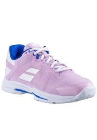 Buty tenisowe damskie Babolat SFX3 All Court. Kolor: biały, niebieski, różowy, wielokolorowy. Sport: tenis