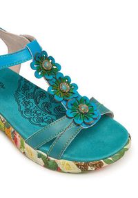 Laura Vita Sandały Sanao 54 Turkusowy. Kolor: turkusowy. Materiał: skóra #4