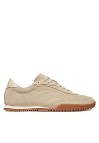 Sneakersy BOSS. Kolor: beżowy