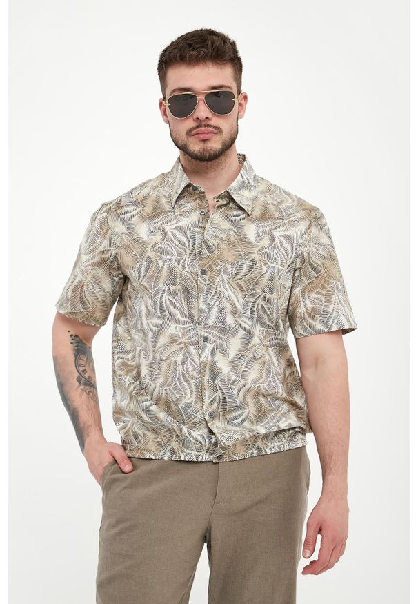 Armani Exchange - Koszula męska z nadrukiem ARMANI EXCHANGE. Wzór: nadruk