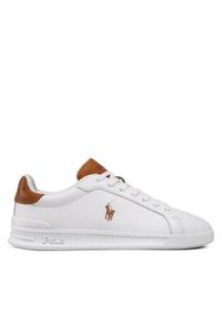 Polo Ralph Lauren Sneakersy Hrt Ct II 09877598001 Biały. Kolor: biały. Materiał: skóra