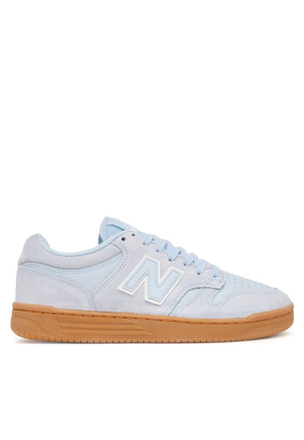 New Balance Sneakersy Numeric 480 UN480BBG Niebieski jasny. Kolor: niebieski. Materiał: zamsz, skóra