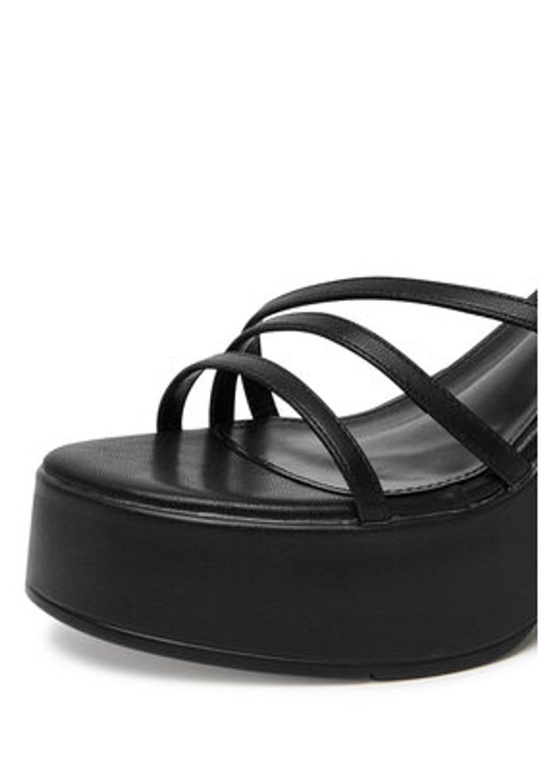 DeeZee Sandały 1021-11 Czarny. Kolor: czarny. Materiał: syntetyk, materiał