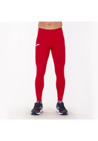 Legginsy do biegania długie męskie Joma Brama academy. Kolor: czerwony. Sport: bieganie